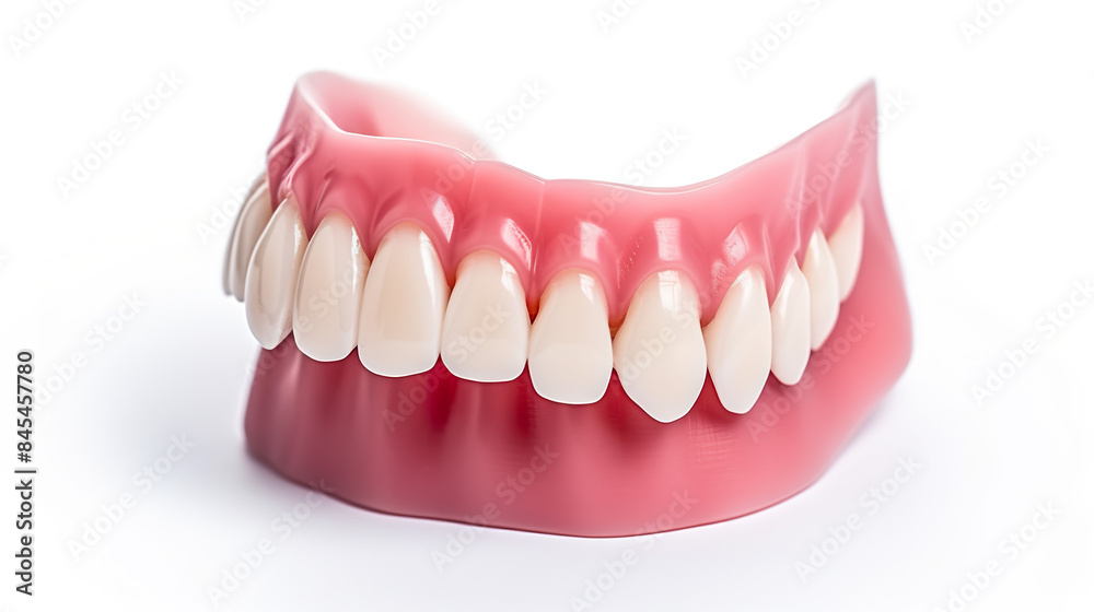 Obraz premium Teeth are treated by dentists in isolation against a background.