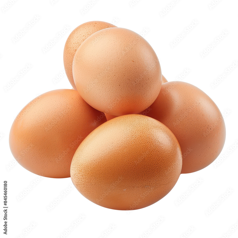 Pile of fresh brown eggs isolated on white background. Perfect for cooking, baking, and breakfast dishes. Organic and healthy protein source. Pile of fresh brown eggs isolated on white background. Perfect for cooking, baking, and breakfast dishes. Organic and healthy protein source.