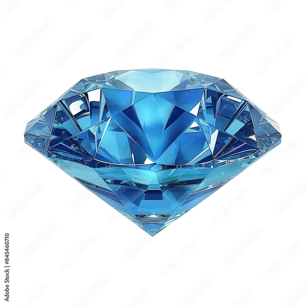 Stunning blue diamond isolated on a white background, reflecting light beautifully. Ideal for jewelry and luxury visuals. Stunning blue diamond isolated on a white background, reflecting light beautifully. Ideal for jewelry and luxury visuals.