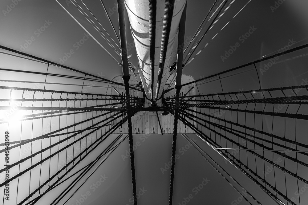 Fototapeta premium USS Constitution Rigging