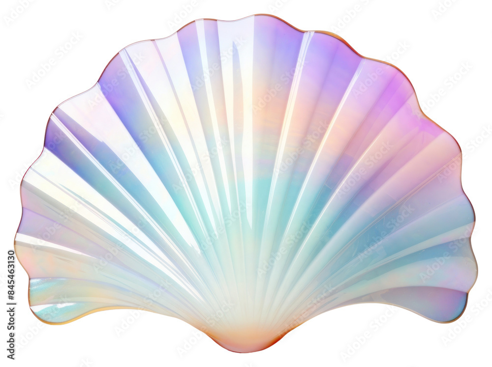 Fototapeta premium PNG Shell seashell clam white background.