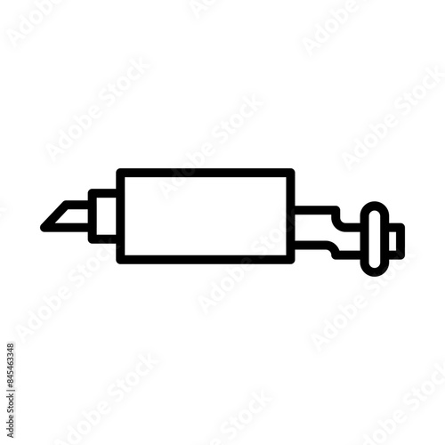Exhaust System line icon