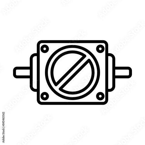 Throttle Body line icon