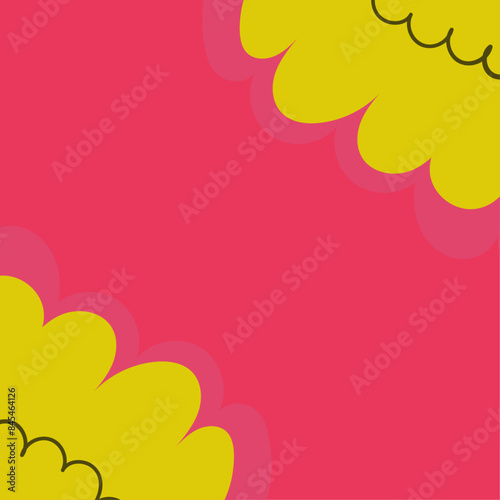 Abstract Hand Drawing Nature Illustration Background