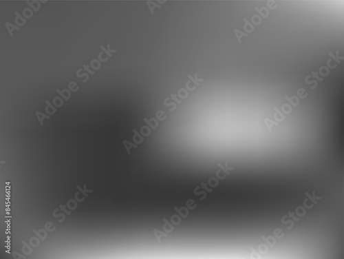 Grey blurred gradient background. Vector illustration. Common design for wallpapers, banners, social media 