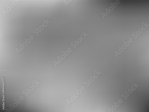 Grey blurred gradient background. Vector illustration. Common design for wallpapers, banners, social media 