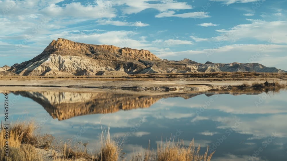 mountains in dry desert reflecting in car side mirror during trip mountains in dry desert reflecting in car side mirror during trip