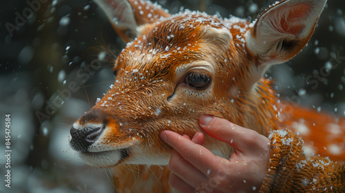 Serene Deer in Natural Setting photo