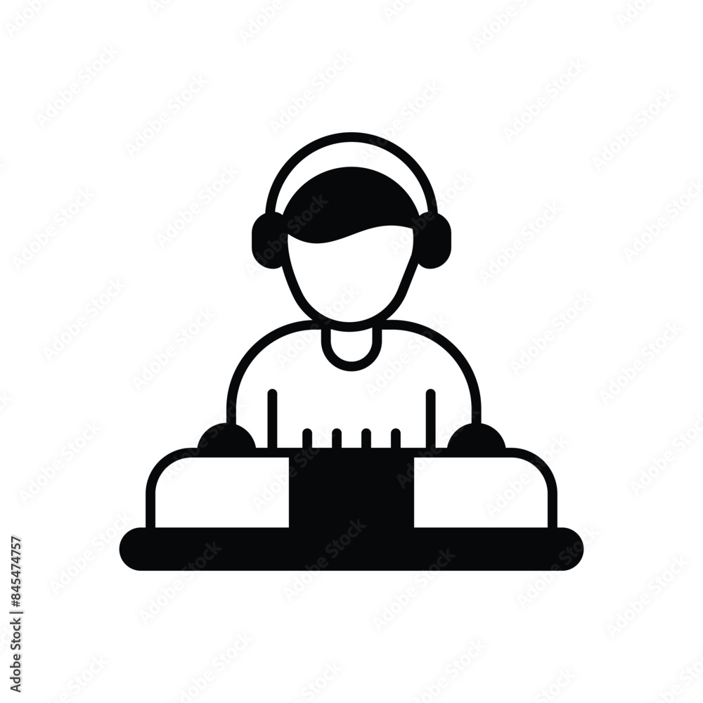 Dj vector icon Dj vector icon