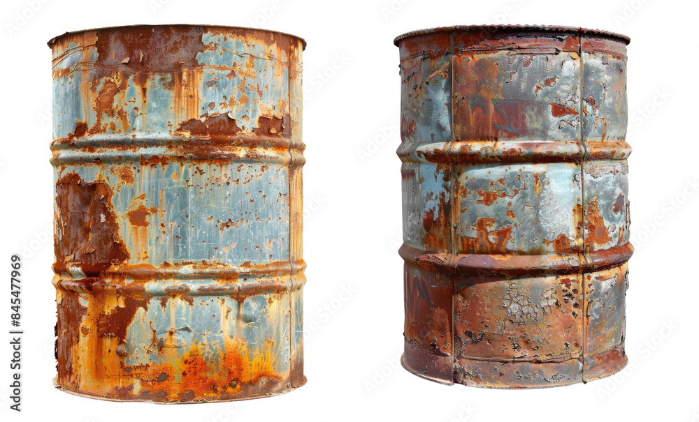 old rusty metal oil barrel set isolated on white or transparent png old rusty metal oil barrel set isolated on white or transparent png