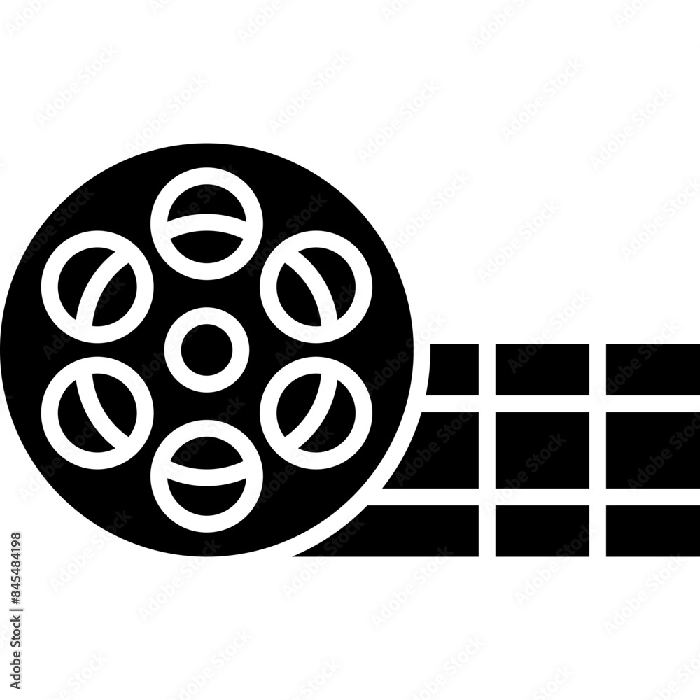 Naklejka premium Film Reel Icon