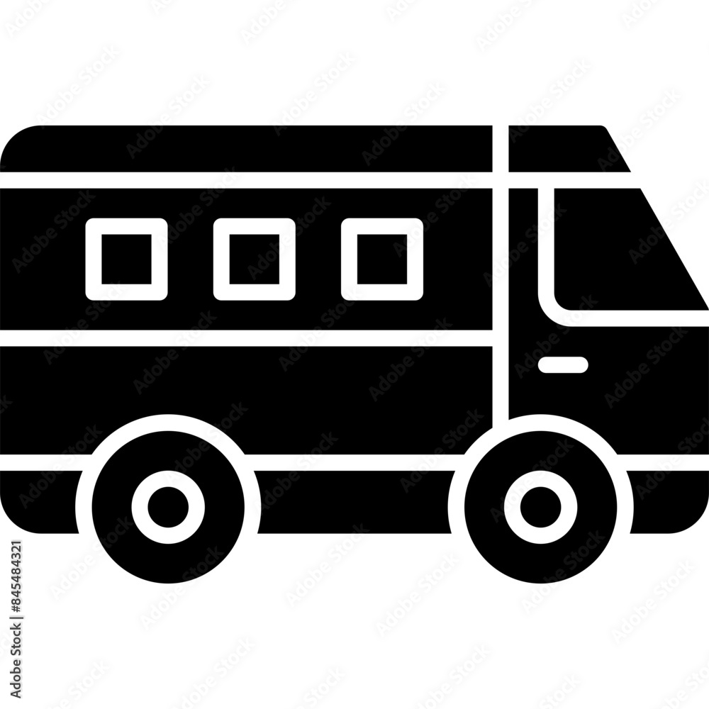 Camper Van Icon Camper Van Icon