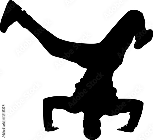 B-BOY silhouette