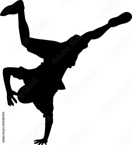 B-BOY silhouette