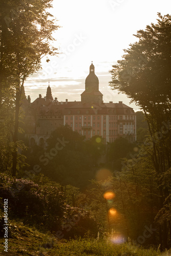 Książ Castle (german: Schloss Fürstenstein). The castle is located in northern Wałbrzych in Lower Silesian Voivodeship, Poland. photo