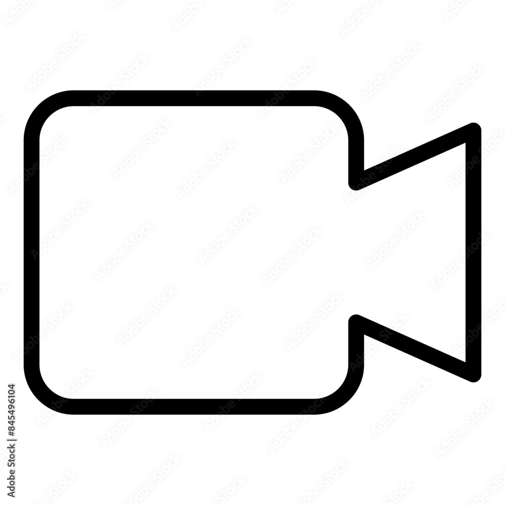 video line icon vector illustration isolated on white background video line icon vector illustration isolated on white background