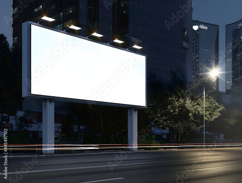 Blank billboard mockup