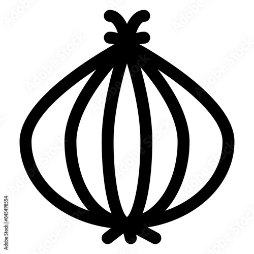 onion line icon vector illustration isolated on white background