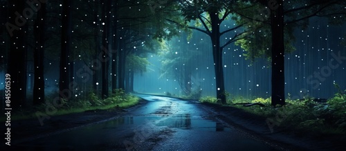 A dark and winding road dis...