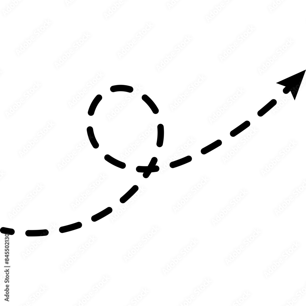 Dash Line Arrow Dash Line Arrow