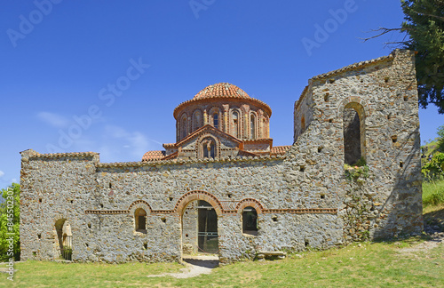 The Church of the Saints Theodore was built around 1290-1295, Archaeological Site of Mystras, Greece, UNESCO World Heritage Site