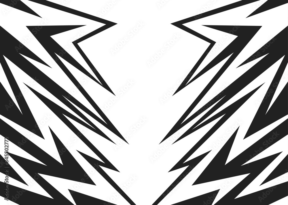 Abstract background with reflective tribal tattoo pattern and with some copy space area Abstract background with reflective tribal tattoo pattern and with some copy space area