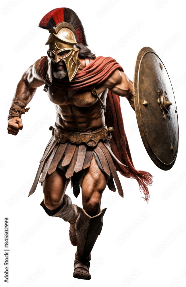 Obraz premium PNG Ancient greek Warrior warrior costume adult.