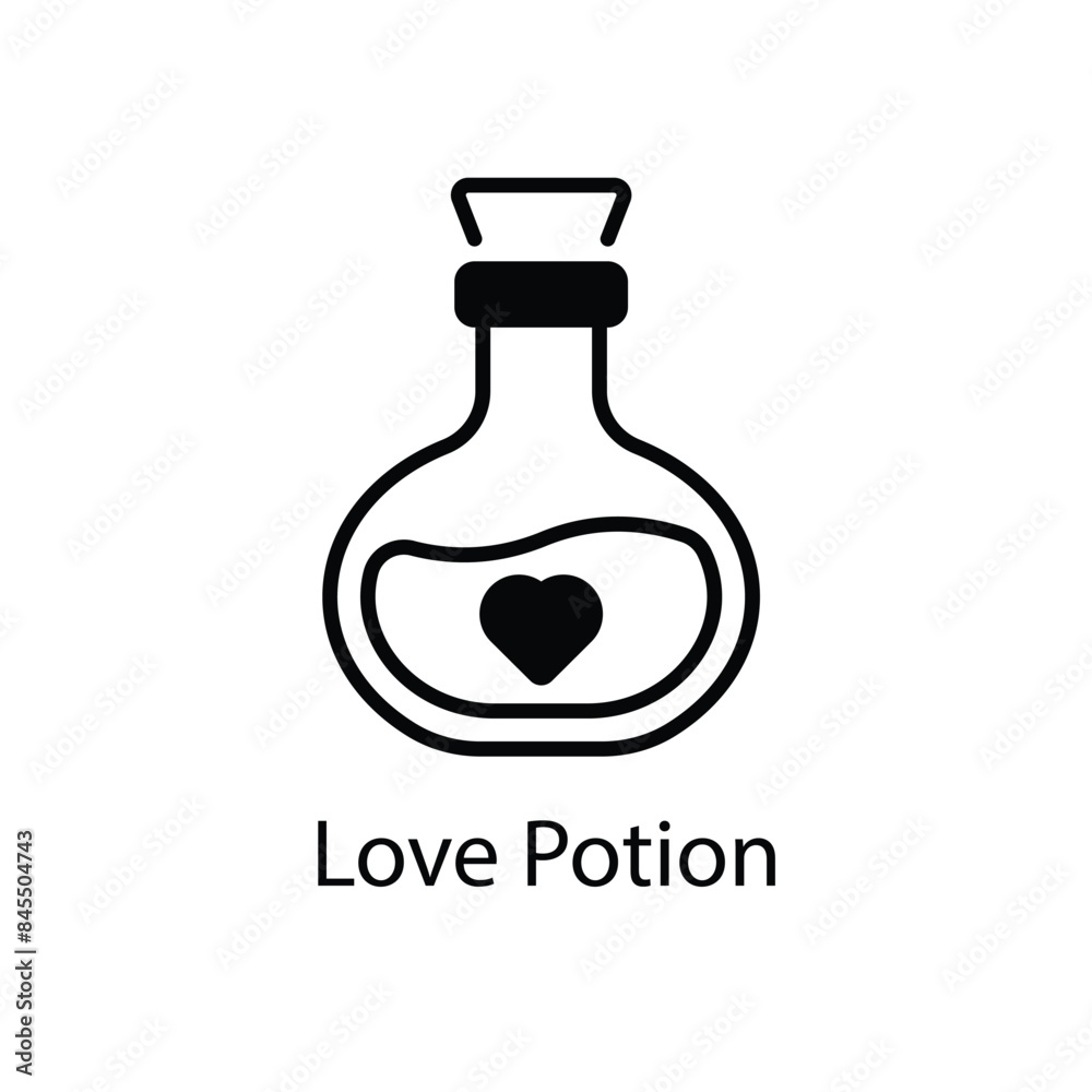 Love Potion vector icon Love Potion vector icon