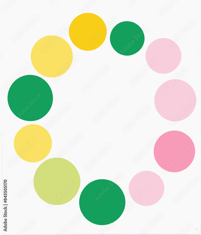 a circle of different colors on a white background a circle of different colors on a white background