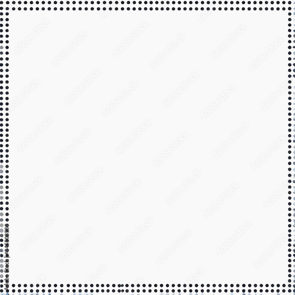 a black and white dotted square frame a black and white dotted square frame