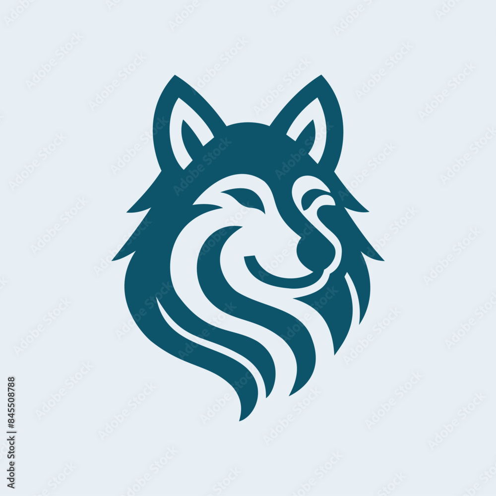 Stok Wolf Logo Design Vector Symbol Graphic Stok Wolf Logo Design Vector Symbol Graphic