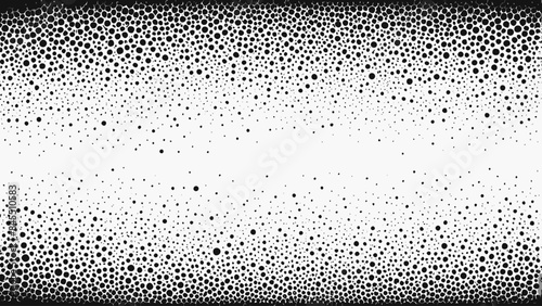 a black and white photo of a lot of dots