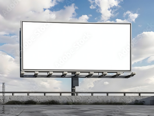 Blank billboard mockup