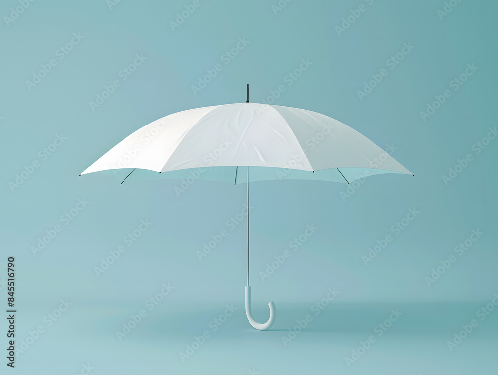 Blank opened umbrella mockup Blank opened umbrella mockup