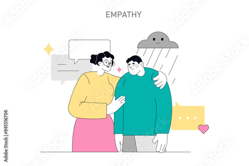 Soft Skills Flat Vector illustration.
