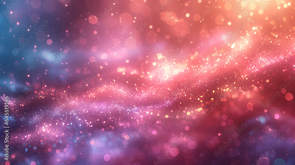 Abstract Sparkling Light Background in Pink and Blue Abstract Sparkling Light Background in Pink and Blue
