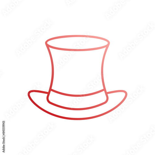 Top Hat vector icon