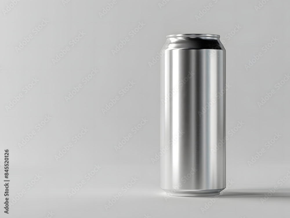 Blank metal soft drink can packaging mockup Blank metal soft drink can packaging mockup