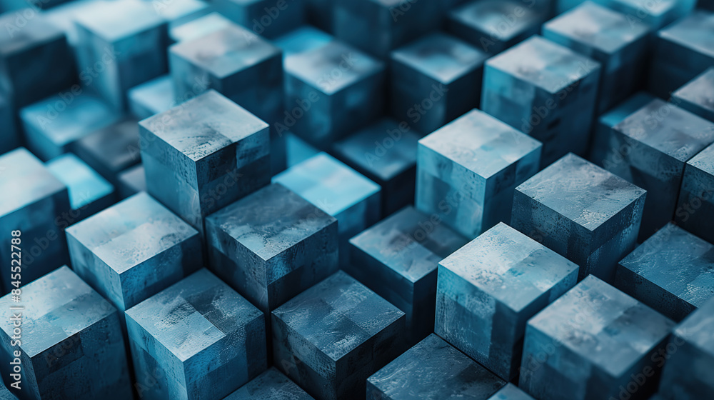 An abstract geometric pattern background featuring 3D cubes in a repeating pattern An abstract geometric pattern background featuring 3D cubes in a repeating pattern