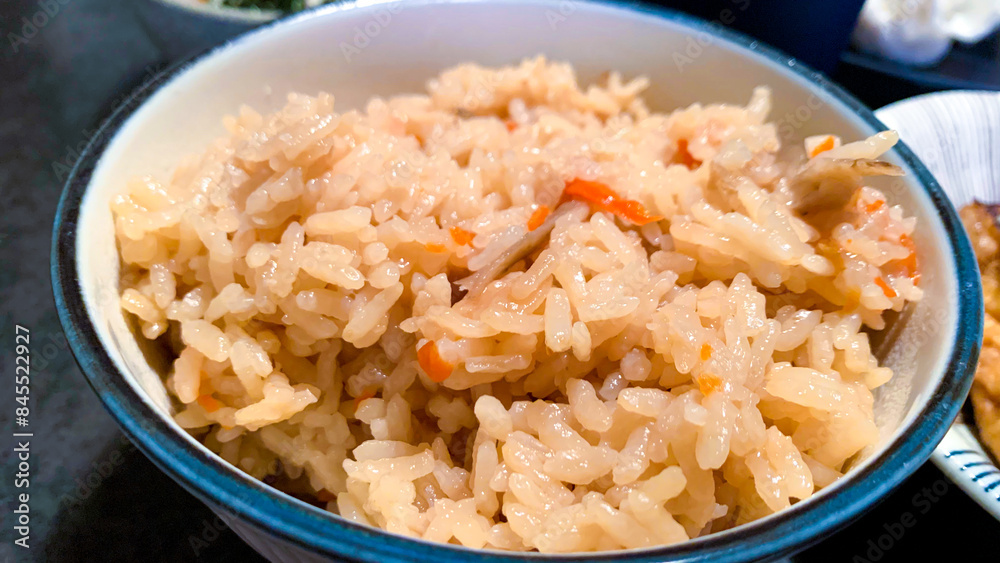 人参と牛蒡の炊き込みご飯 人参と牛蒡の炊き込みご飯