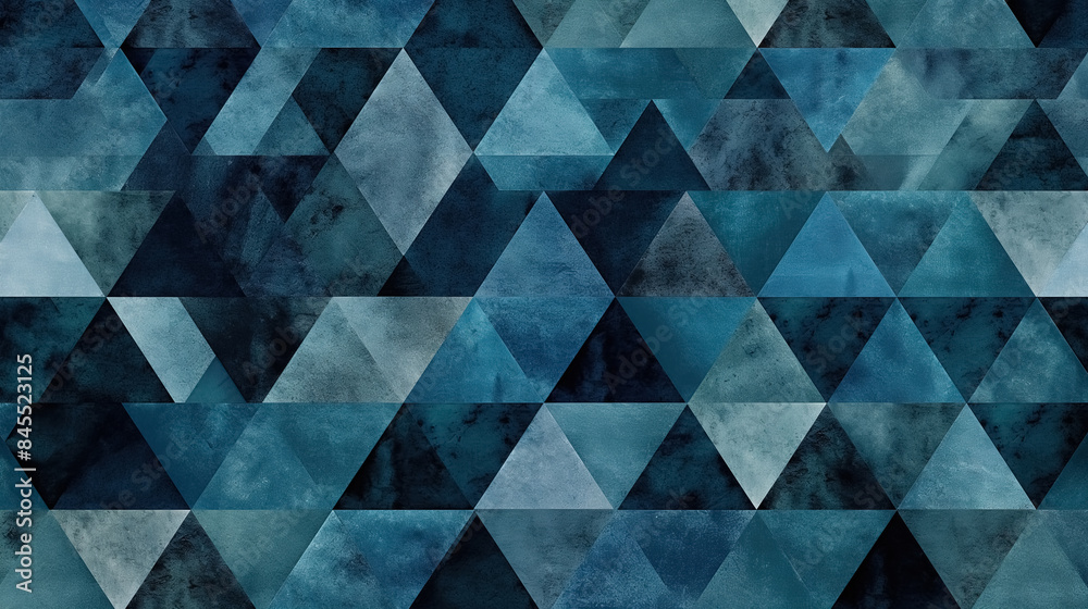 Fototapeta premium An abstract geometric pattern background featuring equilateral triangles in a repeating pattern