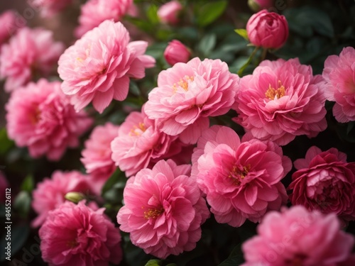 beautiful pink flower bunch closup image wallpaper