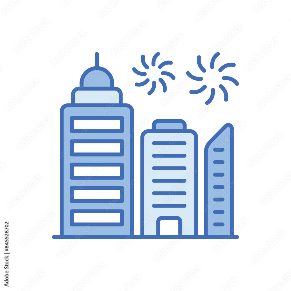 Cityscape vector icon Cityscape vector icon