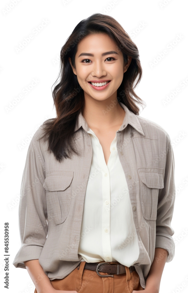 PNG Smiling south east asian woman portrait blouse smile. PNG Smiling south east asian woman portrait blouse smile.