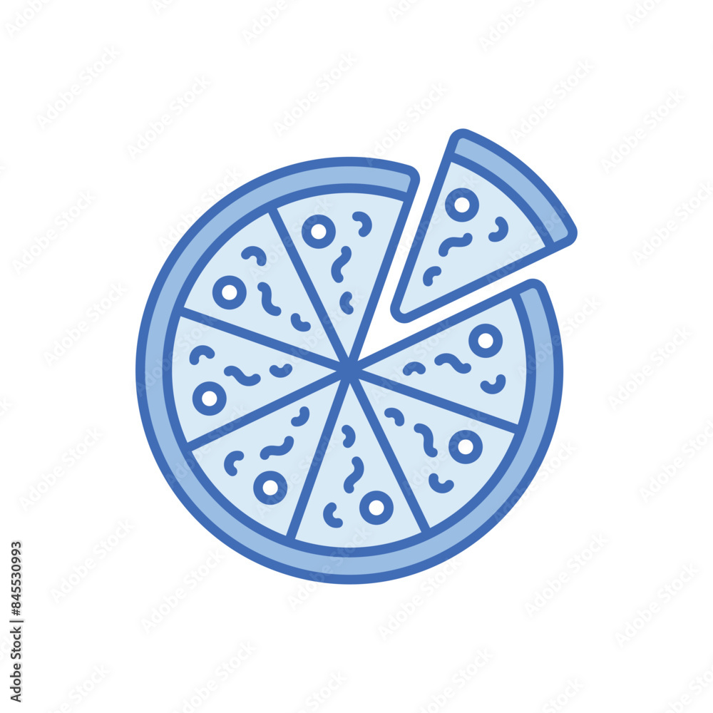 Pizza vector icon Pizza vector icon