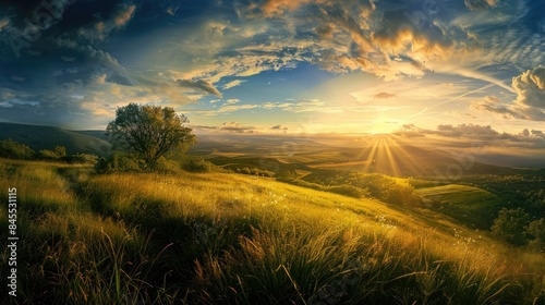 beautiful landscape panorama backgrounds