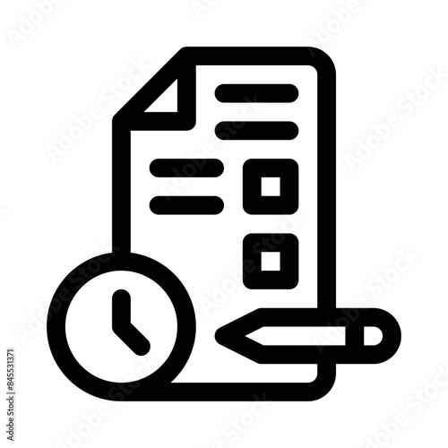 quiz line icon