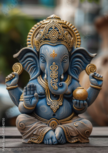The statue of lord ganesha