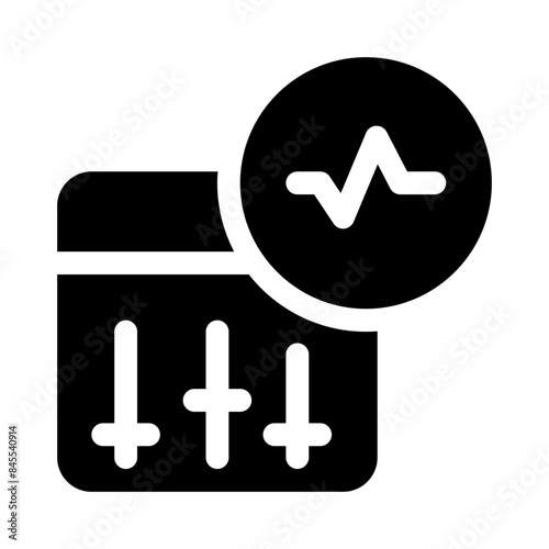 soundboard glyph icon