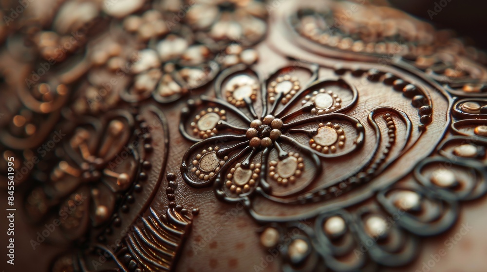 Traditional Henna Art on Hands Showcasing Intricate Designs. Mehndi Traditional Henna Art on Hands Showcasing Intricate Designs. Mehndi